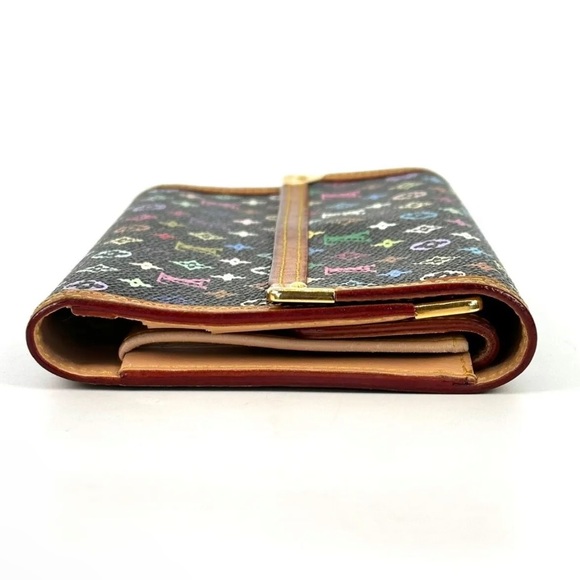 LOUIS VUITTON TAKASHI MURAKAMI Multicolor International Wallet w LV Bag & LV Box - Picture 14 of 16